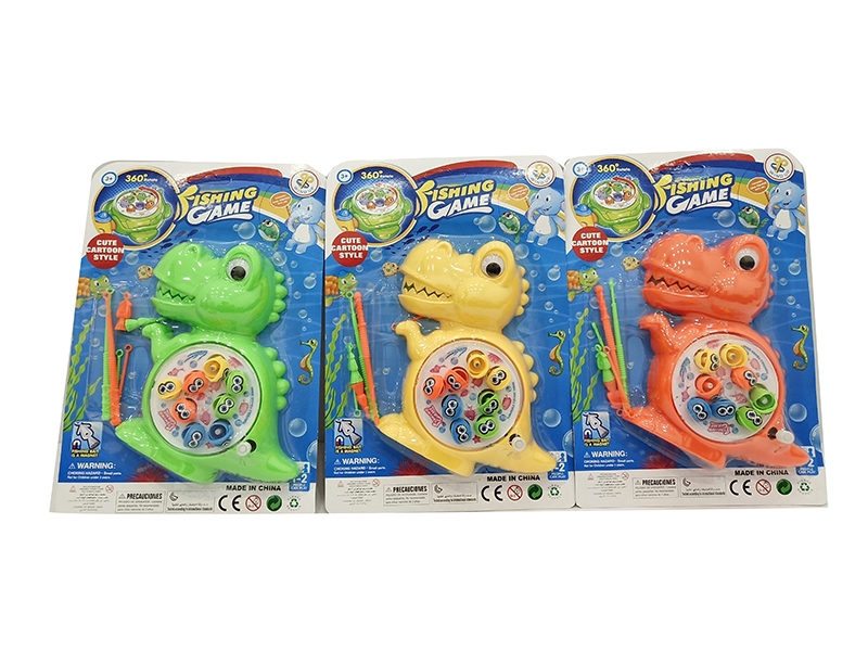WIND UP FISHING GAME,ORANGE/GREEN/YELLOW - HP1141160