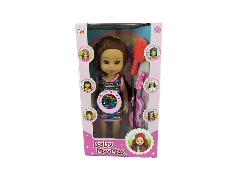36CM RUBBER DOLL W/SONGS & ACCESSORIES INCLUDED 3*AG13 - HP1141738