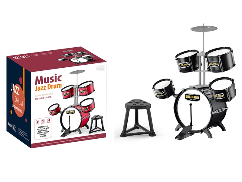 JAZZ DRUM PLAY SET，BLACK - HP1142023