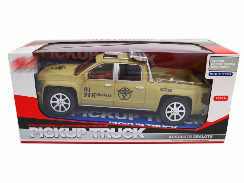 FRICTION CAR，ARMY YELLOW/ARMY BLUE - HP1142422