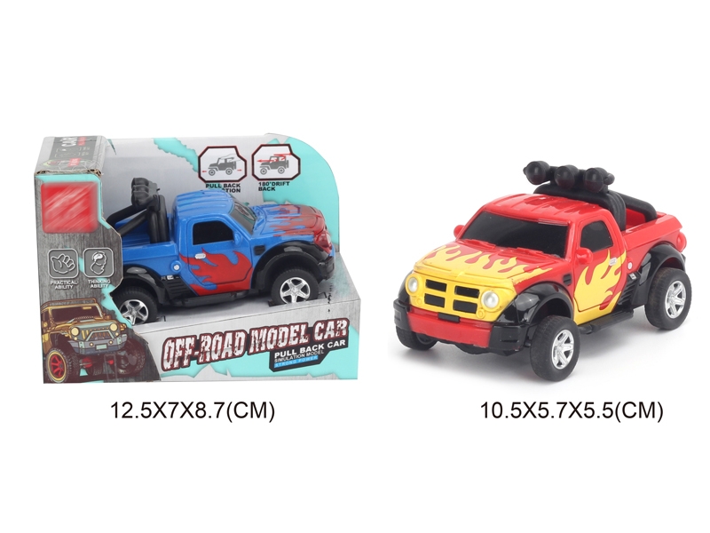 1:43 PULL BACK CAR,BLUE/RED - HP1142779