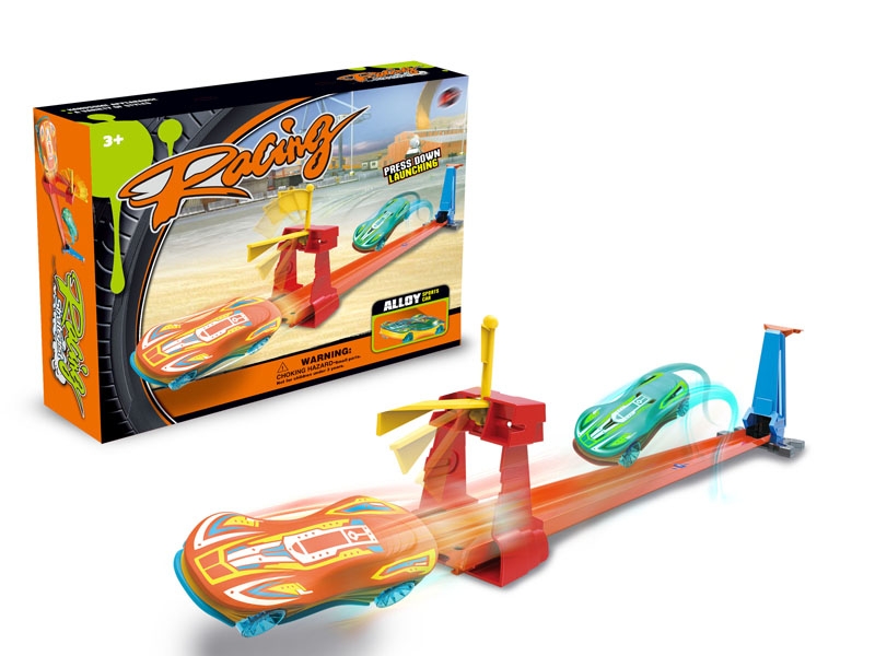 PRESS AND GO RAILWAY TRACK W/FREE WAY CAR - HP1142953