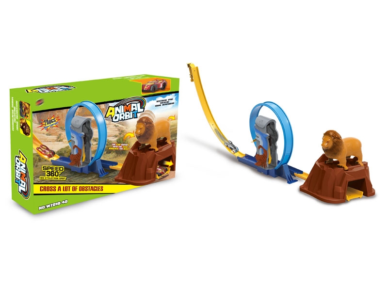 PRESS AND GO RAILWAY TRACK W/FREE WAY CAR - HP1142960