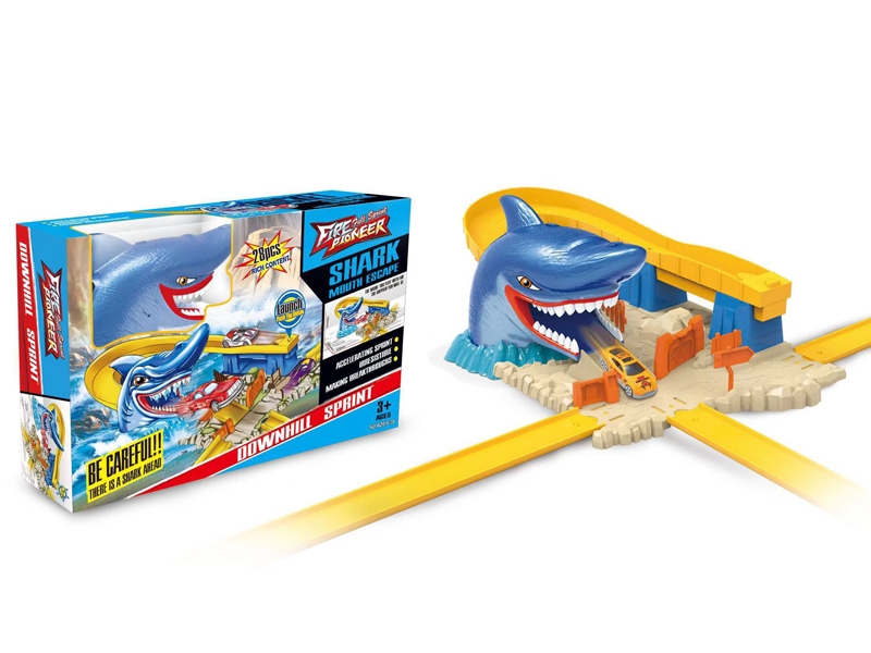 PRESS AND GO RAILWAY TRACK W/FREE WAY CAR & MUSIC - HP1142984