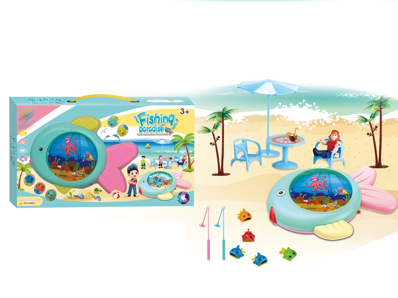 B/O FISHING GAME W/LIGHT & MUSIC - HP1143013