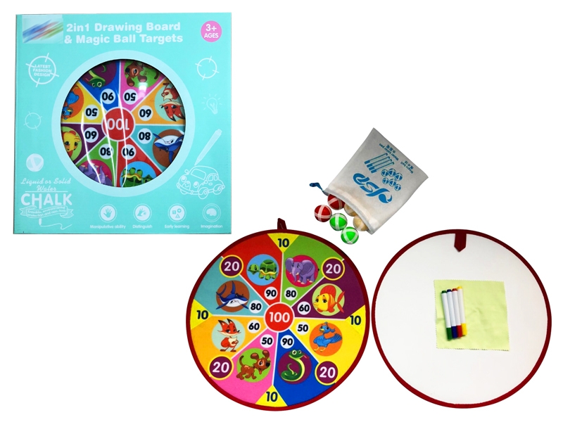DRAWING BOARD W/BAG & 4PCS COLOUR PEN & CLOTH - HP1143128