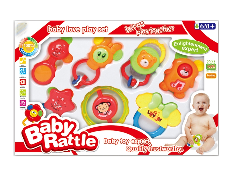 BABY RATTLE 7PCS - HP1143523