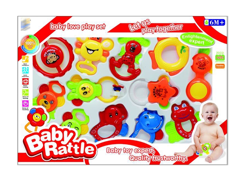 BABY RATTLE 12PCS - HP1143532