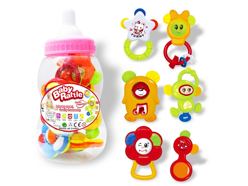 BABY RATTLE 6PCS - HP1143544