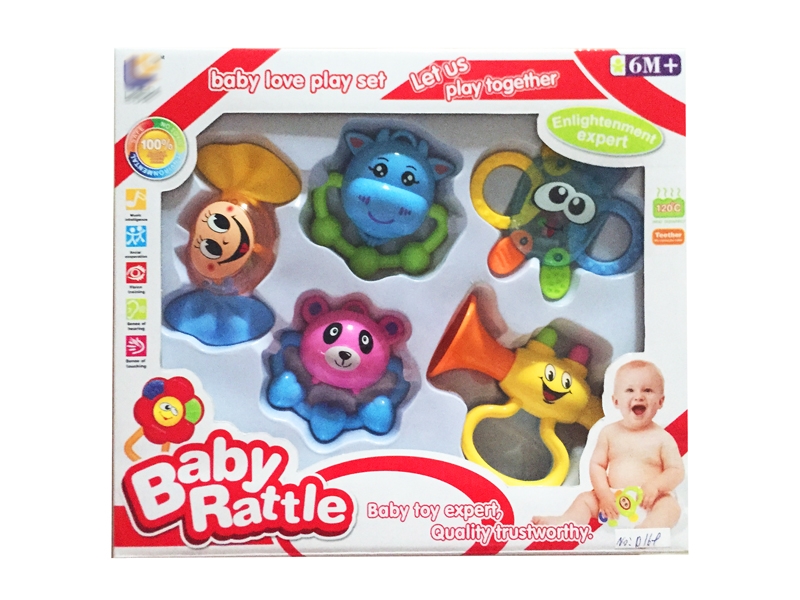 BABY RATTLE 5PCS - HP1143561
