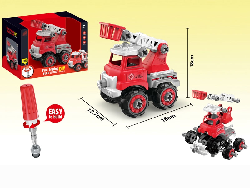 ASSEMBLE FREE WAY FIRE TRUCK - HP1143957