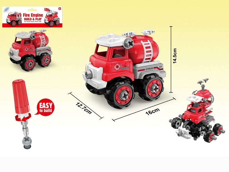 ASSEMBLE FREE WAY FIRE TRUCK - HP1143963