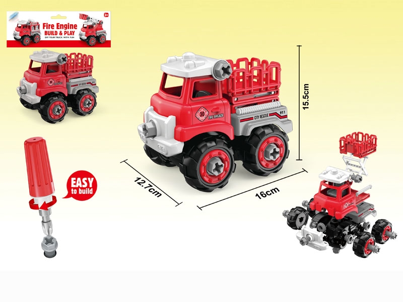 ASSEMBLE FREE WAY FIRE TRUCK - HP1143964