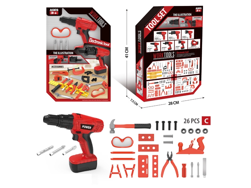 B/O TOOL SET 27PCS - HP1144249