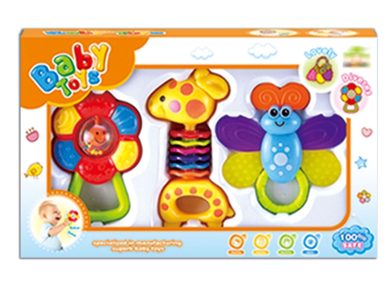 BABY RATTLE SET 3PCS - HP1144336