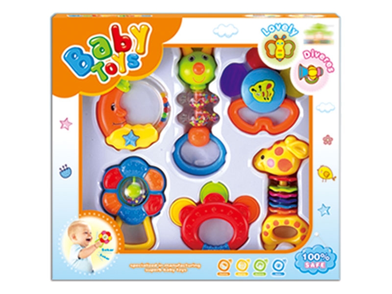 BABY RATTLE SET 6PCS - HP1144342