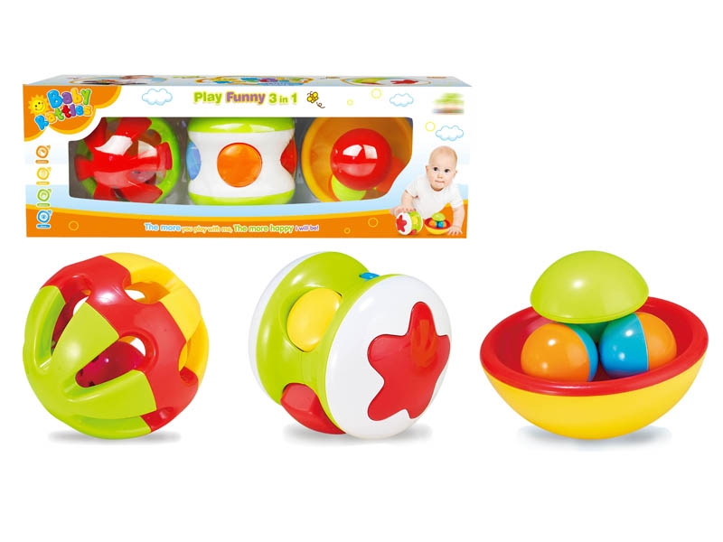 BABY RATTLE SET 3PCS - HP1144359