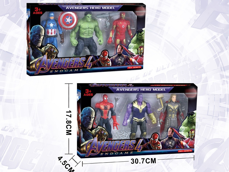 THE AVENGERS ROBOT 3PCS/2ASST - HP1144741