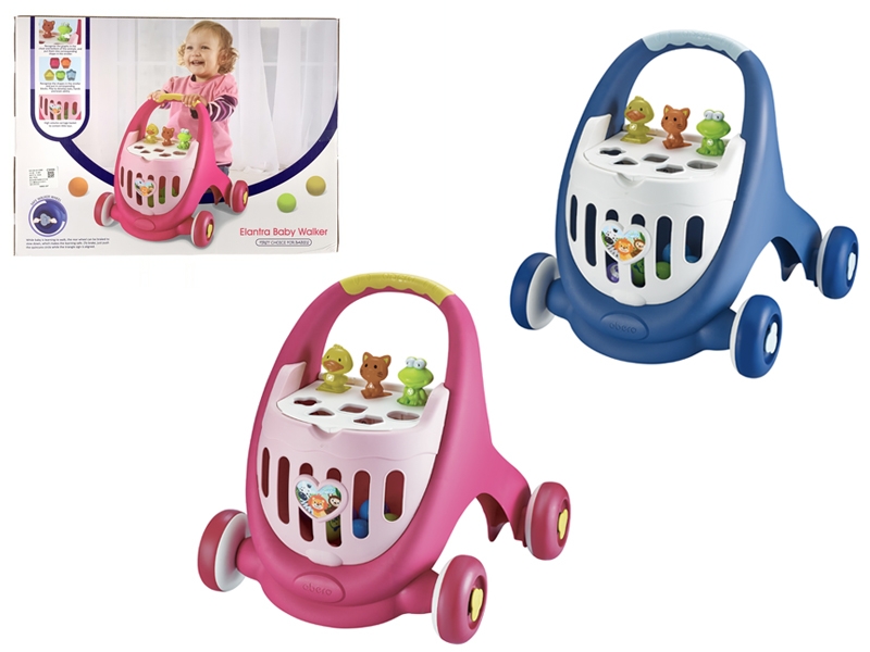 CHILDREN WALKER W/BLOCK,PINK/BLUE - HP1144884