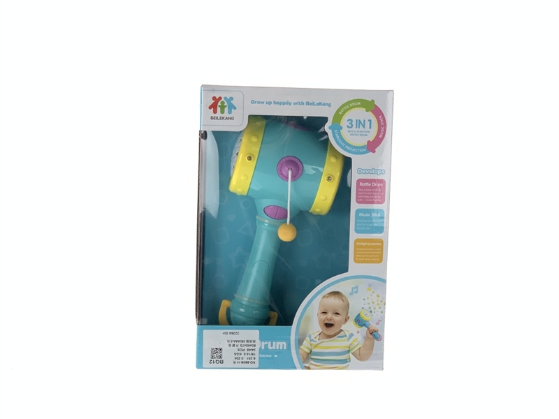 RATTLE-DRUM W/LIGHT & MUSIC - HP1144903