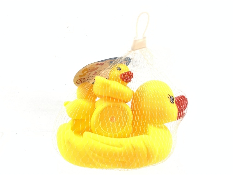 VINYL DUCK W/WHISTLE 4PCS - HP1144911
