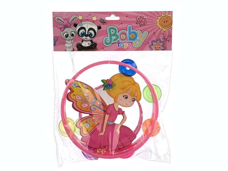 TAMBOURINE 2PCS/2ASST - HP1144922