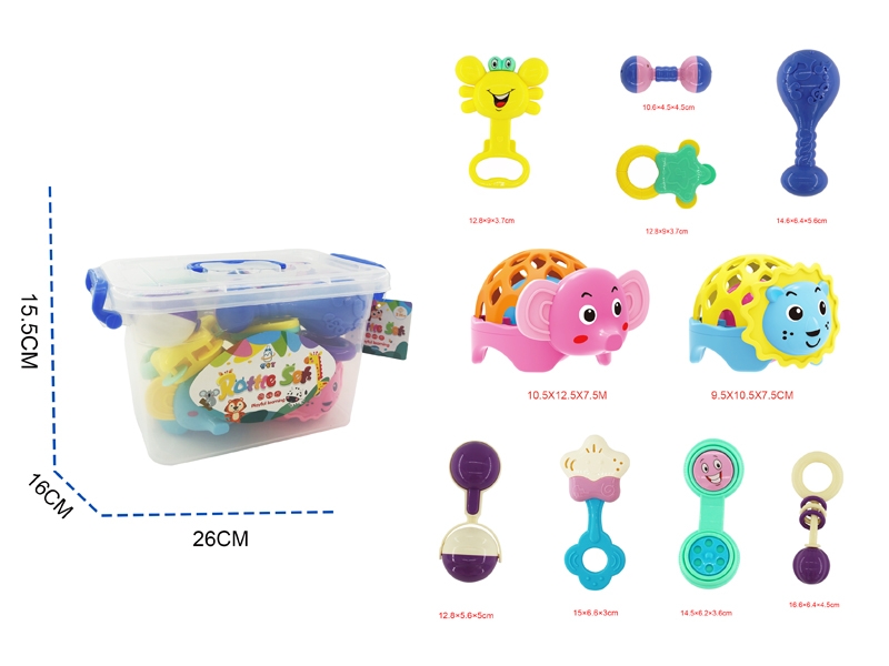 BABY RATTLE 10PCS - HP1145892