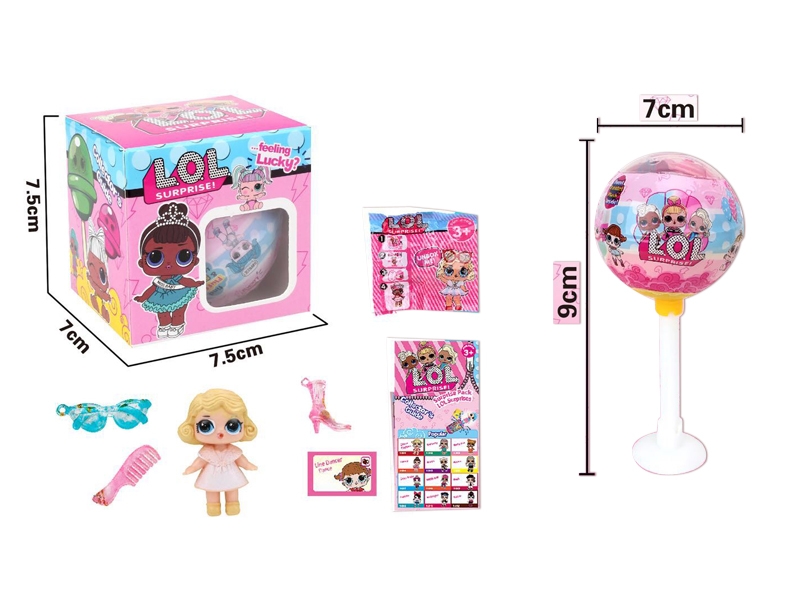 SURPRISE LOLLIPOP W/6CM DOLL & ACCESSORIES - HP1146659