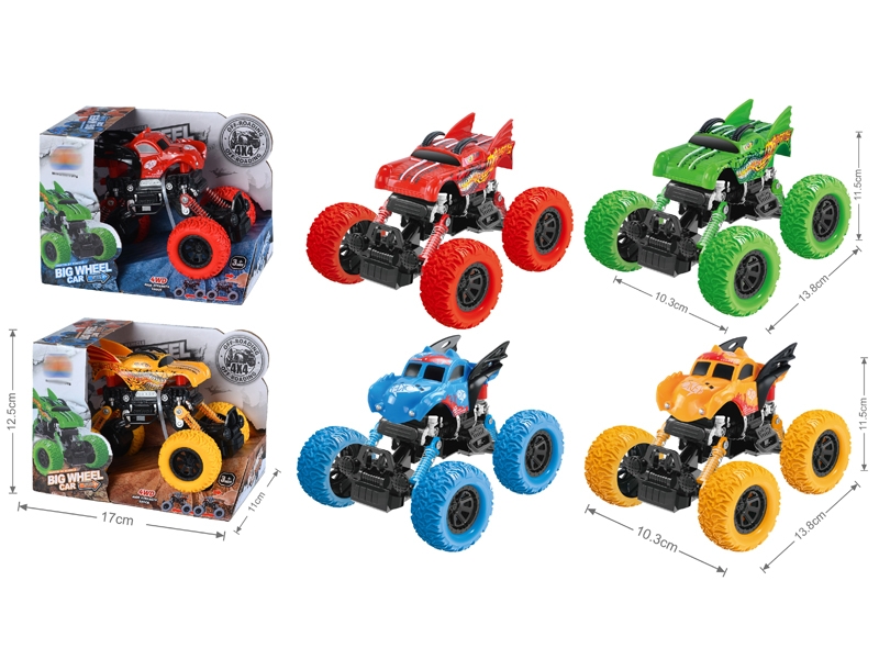 PULL BACK 4WD CLIMBLING CAR W/SHOCK ABSORBER - HP1146691