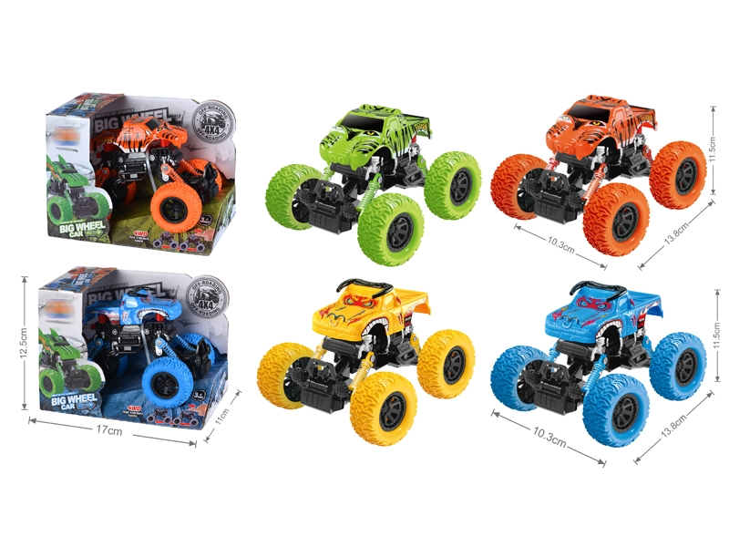 PULL BACK 4WD CLIMBLING CAR W/SHOCK ABSORBER - HP1146692