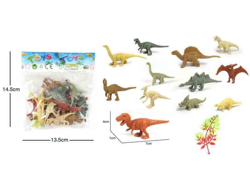 SOFT PLASTIC DINOSAUR SET 12PCS - HP1146838