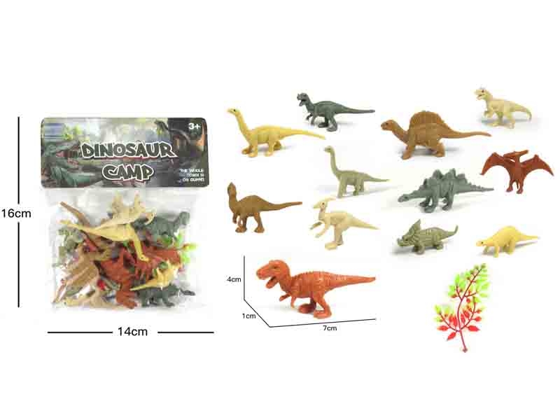 SOFT PLASTIC DINOSAUR SET 12PCS - HP1146839