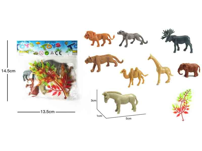 SOFT PLASTIC ANIMAL SET 8PCS - HP1146840