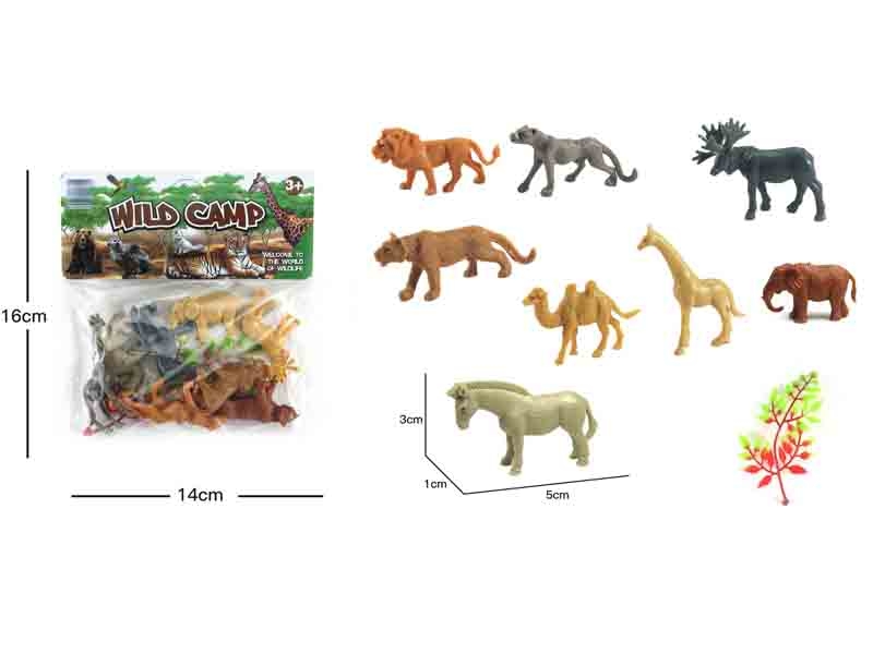 SOFT PLASTIC ANIMAL SET 8PCS - HP1146841