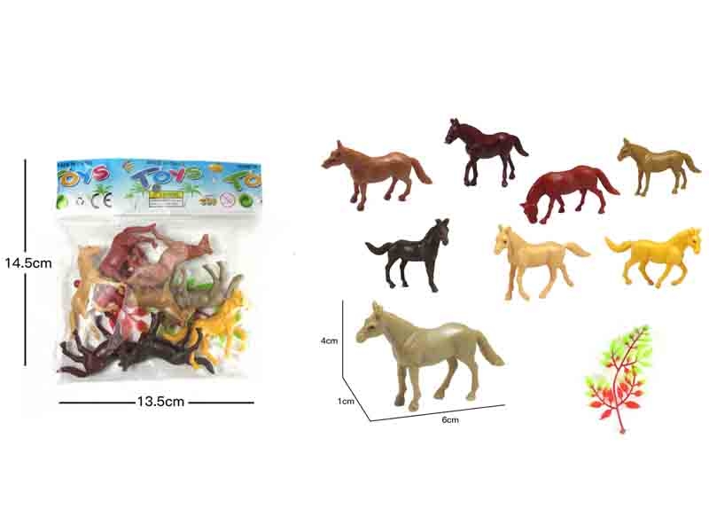 SOFT PLASTIC ANIMAL SET 8PCS - HP1146844