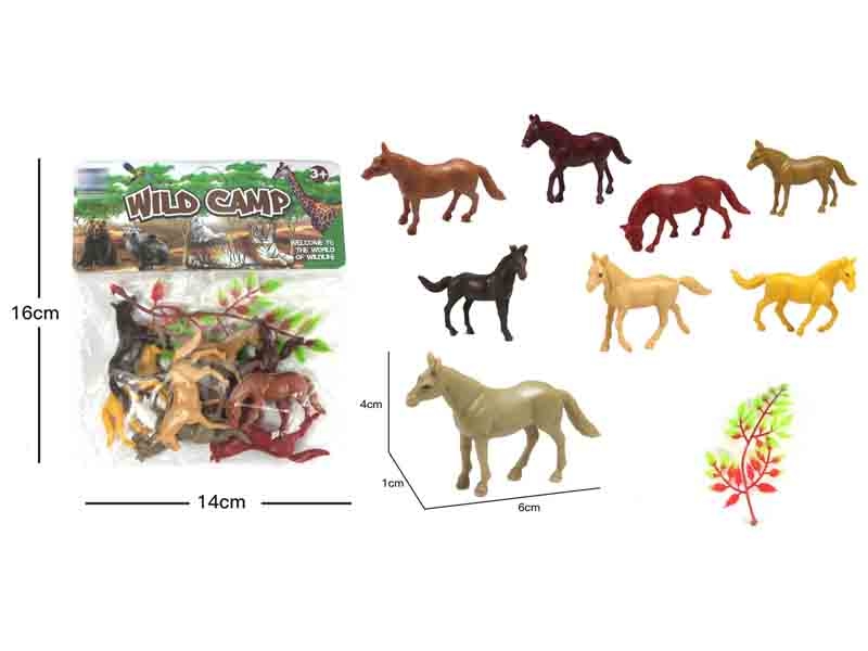 SOFT PLASTIC ANIMAL SET 8PCS - HP1146845
