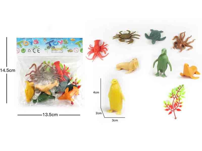 SOFT PLASTIC ANIMAL SET 8PCS - HP1146846