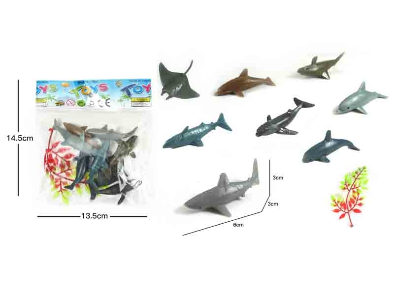 SOFT PLASTIC ANIMAL SET 8PCS - HP1146848