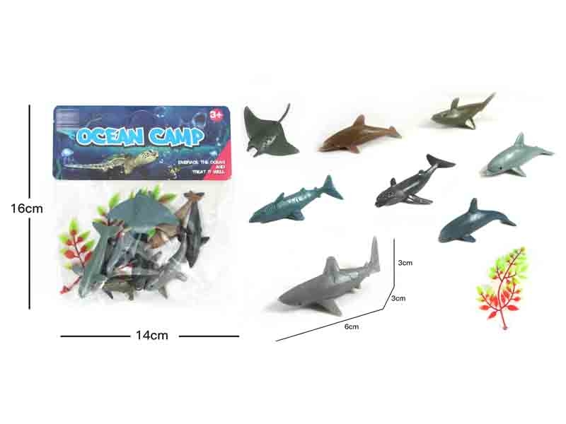 SOFT PLASTIC ANIMAL SET 8PCS - HP1146849