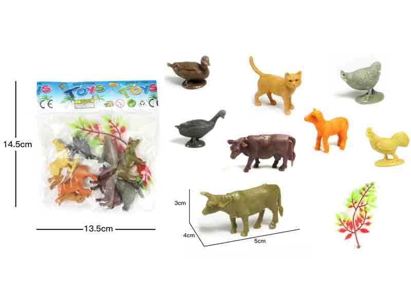 SOFT PLASTIC ANIMAL SET 8PCS - HP1146850