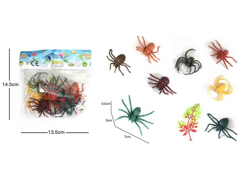 SOFT PLASTIC SPIDER SET 8PCS - HP1146856