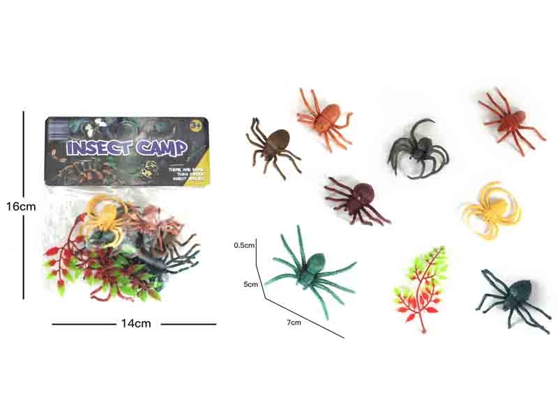 SOFT PLASTIC SPIDER SET 8PCS - HP1146857