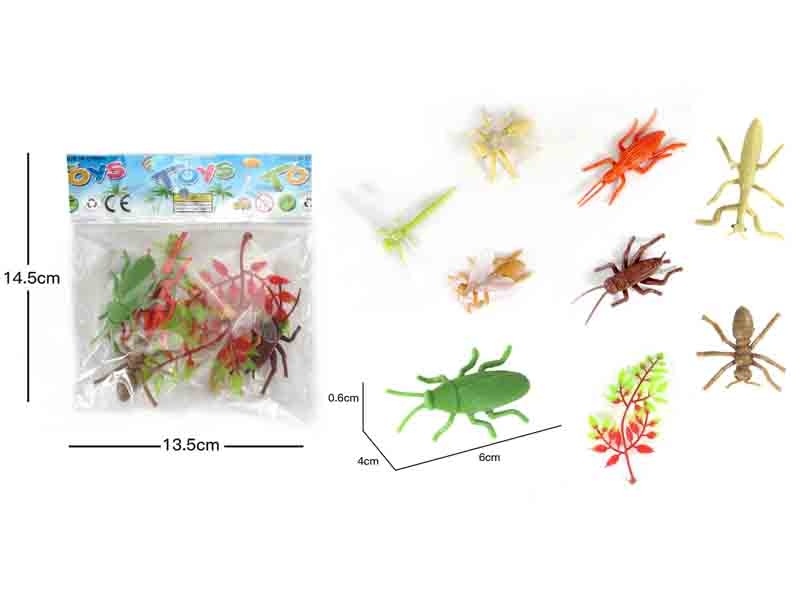 SOFT PLASTIC INSECT SET 8PCS - HP1146858