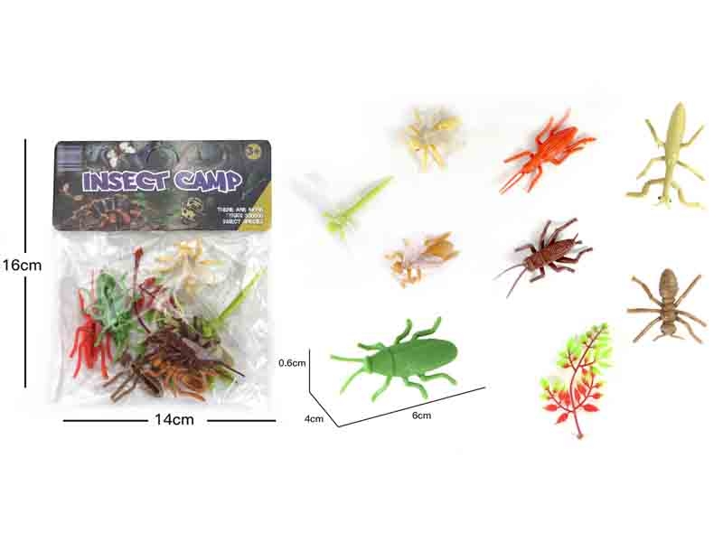 SOFT PLASTIC INSECT SET 8PCS - HP1146859