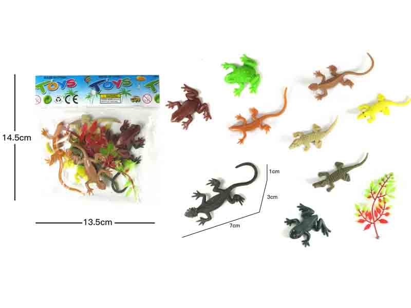 SOFT PLASTIC REPTILE SET 8PCS - HP1146862