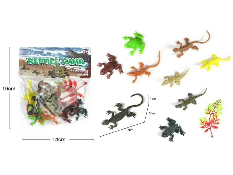 SOFT PLASTIC REPTILE SET 8PCS - HP1146863