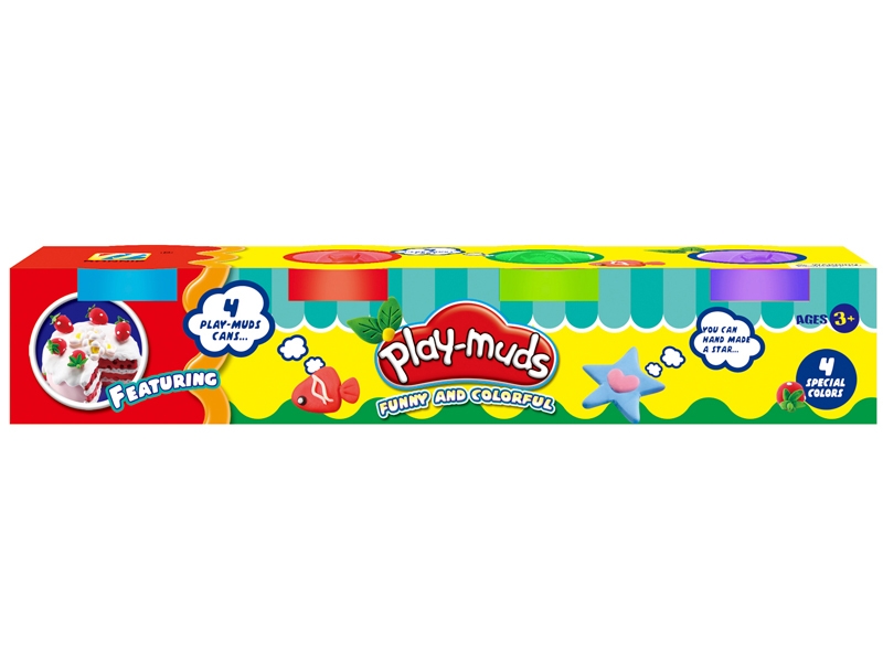 PLAY DOUGH SET(4*40g） - HP1146888