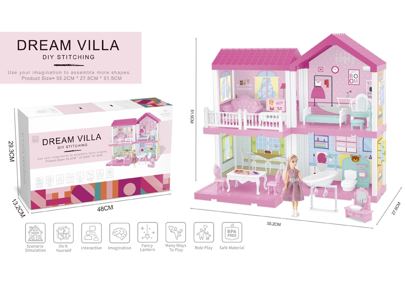 DIY VILLA W/DOLL - HP1147093