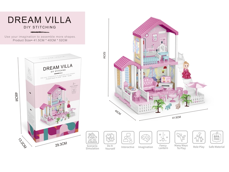 DIY VILLA W/DOLL - HP1147096