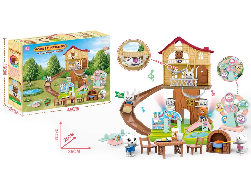 FOREST AMUSEMENT PARK W/RAIL - HP1147117